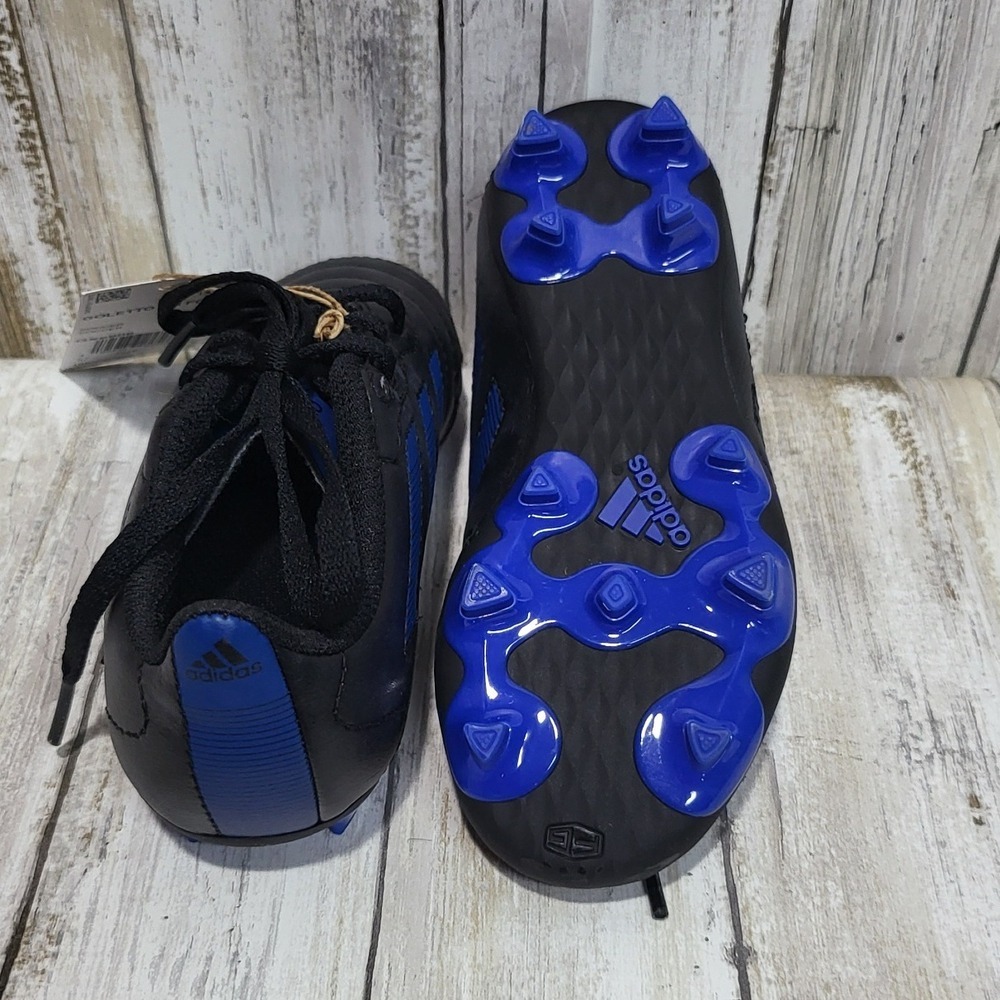 Adidas Goletto VIII FG J Soccer Cleats Black/Royal Blue GX6906 Youth - Picture 4 of 8